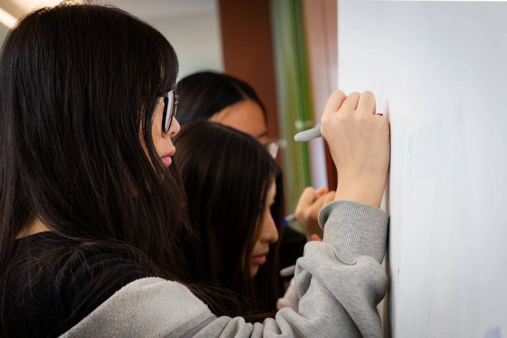 Youth writers working through submissions