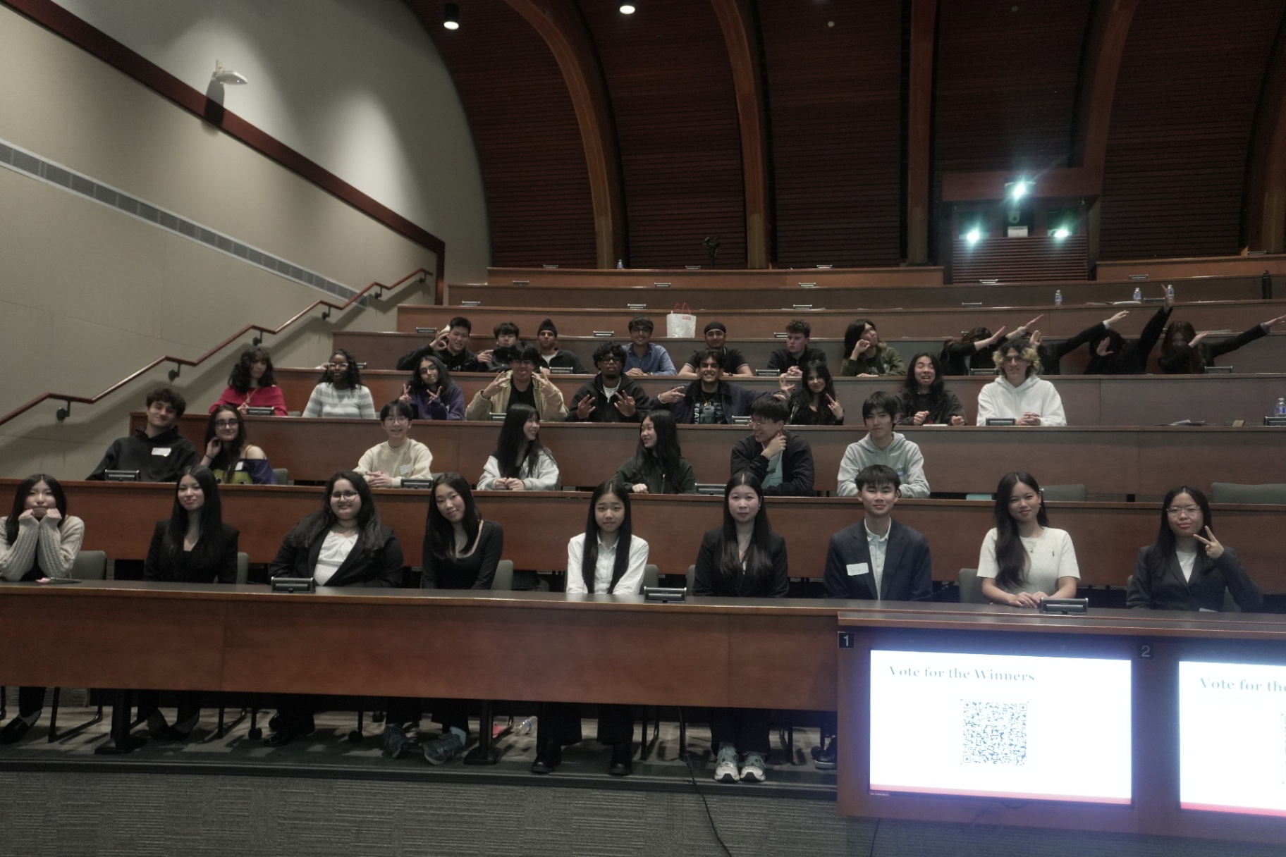 The full room on showcase day