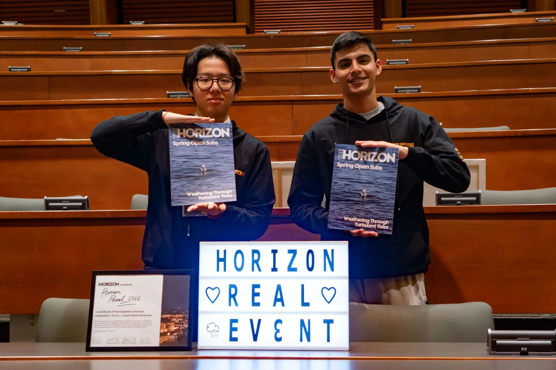 Horizon R.E.A.L. event — holding the spring issue
